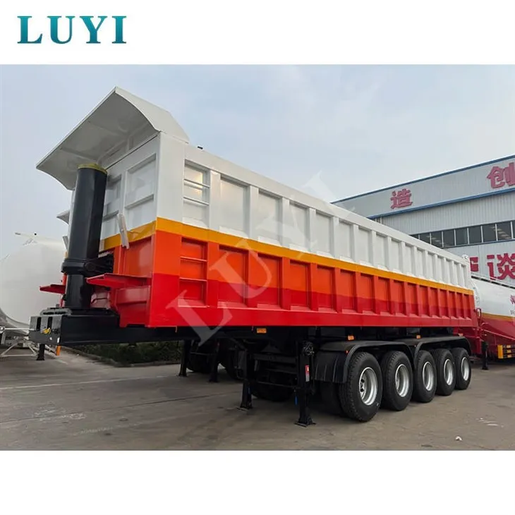 5-axle Heavy-duty 120-ton Rear Dump Trailer, Carbon Steel Self-unloading Truck Trailer high quality 5-axle Heavy-duty 120-ton Rear Dump Trailer, Carbon Steel Self-unloading Truck Trailer high quality