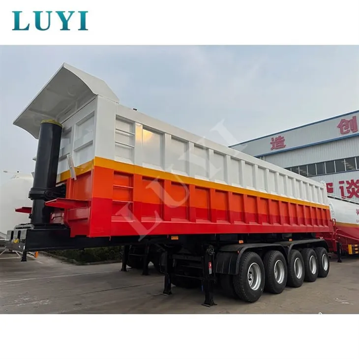 5-axle Heavy-duty 120-ton Rear Dump Trailer, Carbon Steel Self-unloading Truck Trailer best 5-axle Heavy-duty 120-ton Rear Dump Trailer, Carbon Steel Self-unloading Truck Trailer best
