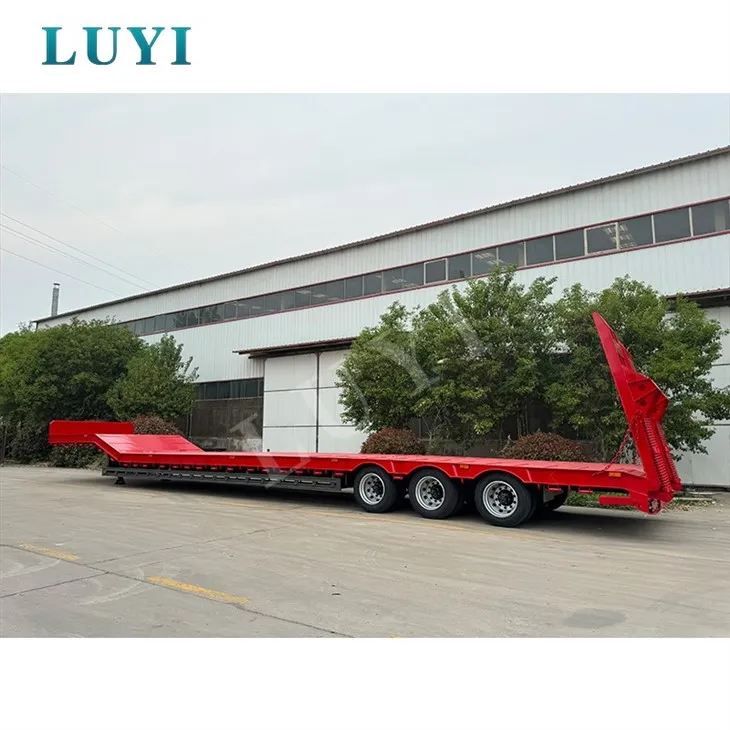 Low Flatbed Semi Trailer Heavy Duty price