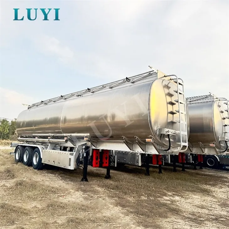 All-aluminum Three-axle Oil Tank Truck best All-aluminum Three-axle Oil Tank Truck best
